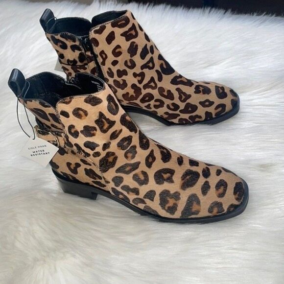 Cole Haan Kimberly Waterproof Haircalf Bootie Sz 5B - Picture 5 of 12